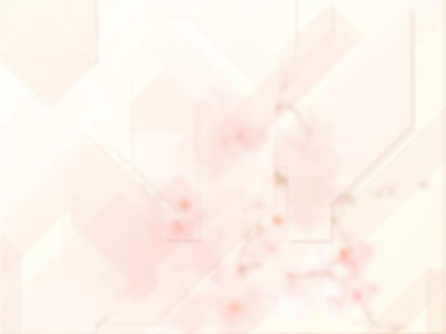 桜と幾何学を用いたモダンなポスターデザイン