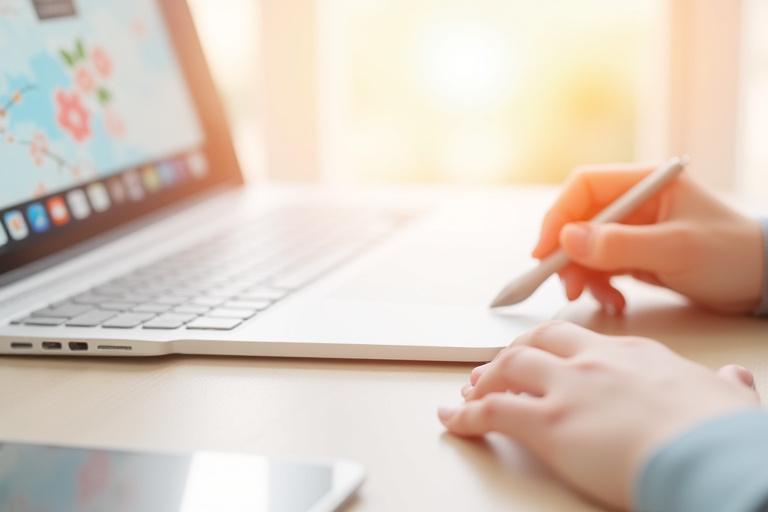 デジタルデザインコースの画面イメージ